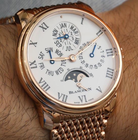 宝珀 Villeret Quantieme Perpetuel 8 Jours 腕表（图5）